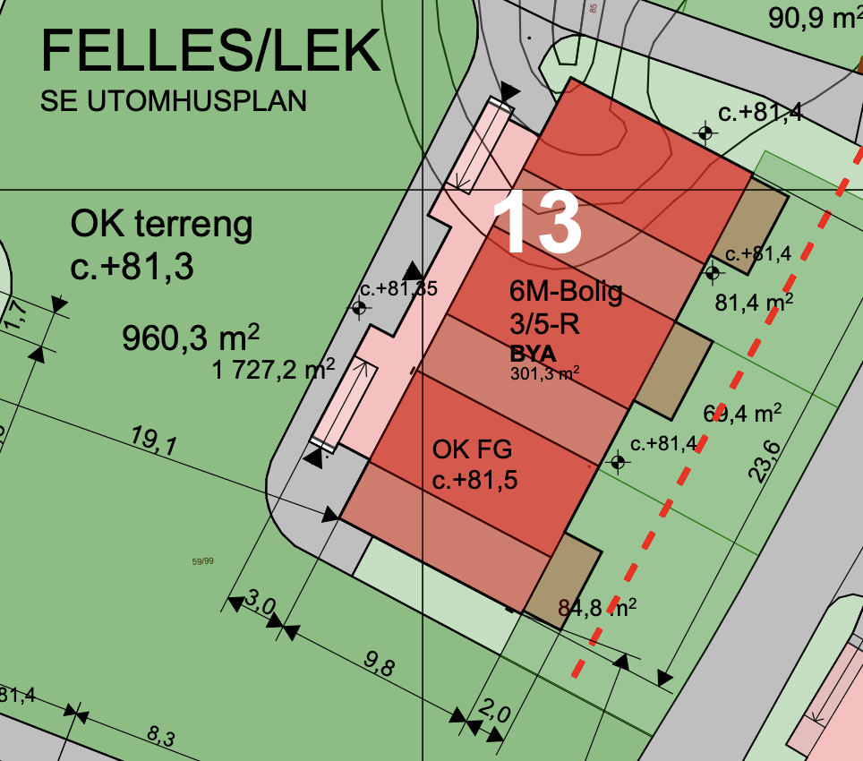 Bygg 13 i Melstunet